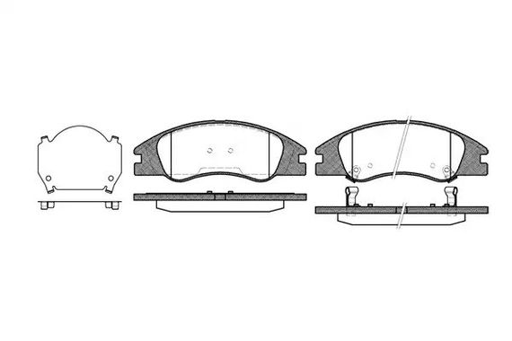 Колодки передні гальмівні Hyundai Accent/Kia Rio 05- (mando), WOKING (P1034302) | Зображення 7