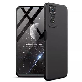 Чохол GKK 360 градусів для Xiaomi Redmi Note 11 Pro 4G / 11 Pro 5G / Note 12 Pro 4G колір Чорний