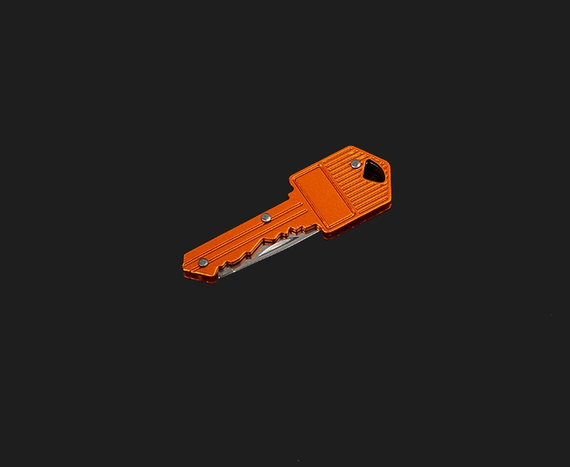Брелок-ніж у вигляді ключа 12.5 cm, Помаранчевий