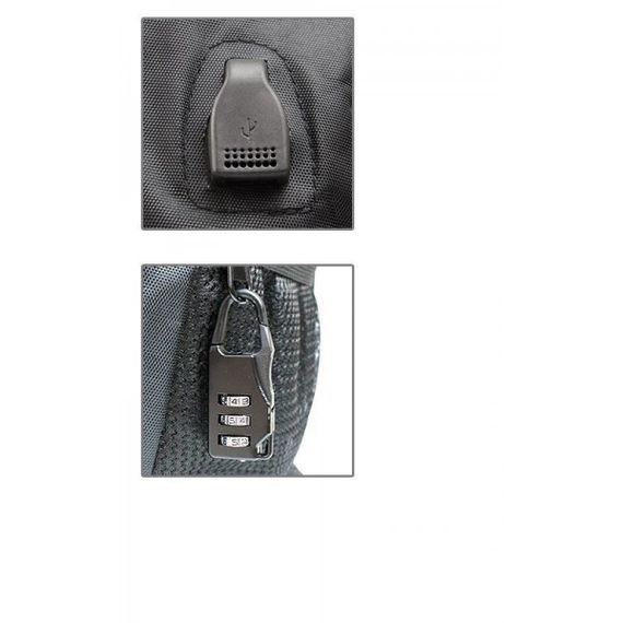 Светящийся городской рюкзак X.BAG MRVEL с usb зарядкой и кодовый замок | Зображення 2