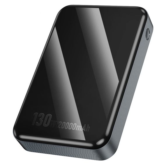 Портативний ЗП Power Bank Hoco Q30A Fast charge 130W 20000 mAh Metal gray | Зображення 6