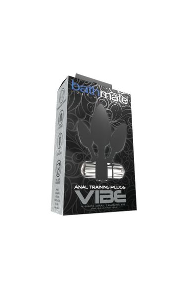Набір анальних вібропробок Bathmate Anal Training Plugs VIBE, діаметр 2,5 см - 3,1см - 3,8см | Зображення 4