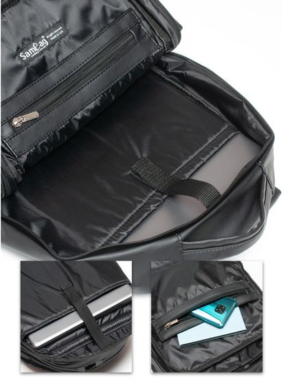 Чоловічий рюкзак Sambag ZARD Х чорний 40 х 28 х 14 см (25428001m) | Зображення 6