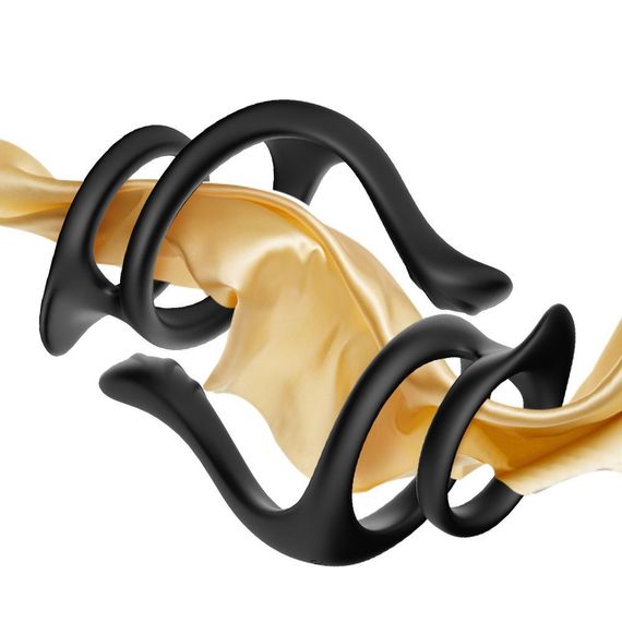 Насадка на пенис Tail black sexstyle | Зображення 9