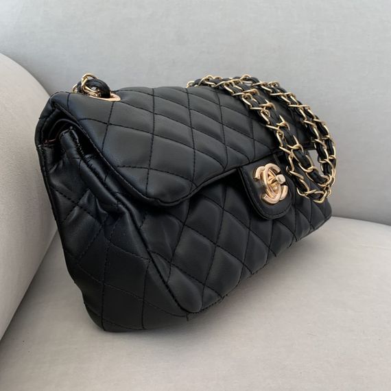 Жіноча сумка Chanel чорна 25*16*9 | Зображення 8