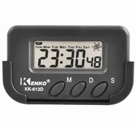 Настільний електронний годинник-секундомір Kenko KK-613D