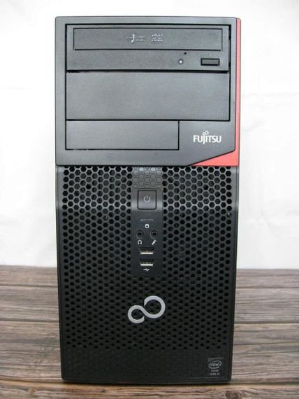 Ігровий ПК Fujitsu Esprimo P420 E85+ Tower / Intel Core i5-4430 (4 ядра по 3.0 - 3.2 GHz) / 16 GB DDR3 / 128 GB SSD + 500 GB HDD / nVidia GeForce GTX 745, 2 GB GDDR3, 128-bit / DVD-RW / Win 10 Pro + Кабель живлення б/в | Зображення 1