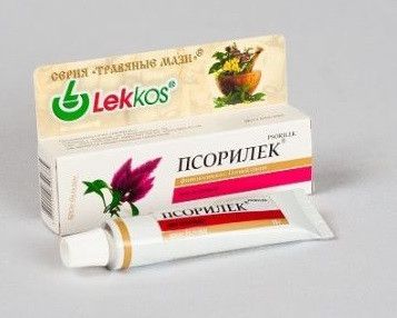 Псорілєк крем-бальзам трав'яний від псоріазу, екземи 15г.