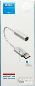 Аудіо кабель JoyRoom Audio Converter to Type-C /white/ SH-C1