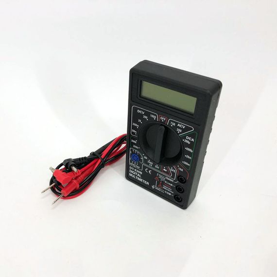 Цифровой мультиметр Digital DT-830B | Тестер для измерения напряжения | Мультиметр AW-177 для дома | Зображення 4
