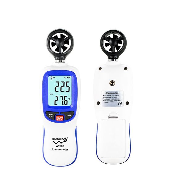 Анемометр крильчастий Bluetooth 0,3-30 м/с, -10-45 °C WINTACT WT82B | Зображення 1