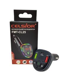 FM-Трансмітер CELSIOR FMT-CL25 12-24V, 3.1A Bluetooth