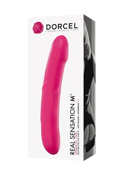 Дилдо Dorcel Real Sensation M Magenta, силикон Sex Aura | Зображення 2
