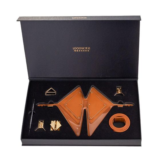 Маска на очі LOCKINK Vixen Blindfold Brown Set Sex Aura | Зображення 5