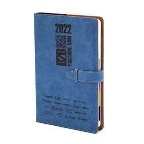 Ежедневник Югторг ФИРМОВОЙ 2022, темно синий на застежке