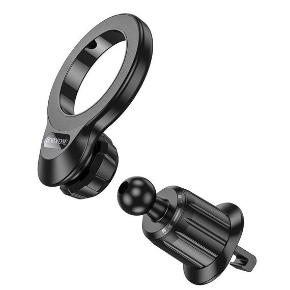 Автотримач Borofone BH104 Path ring magnetic (air outlet) Black | Зображення 2
