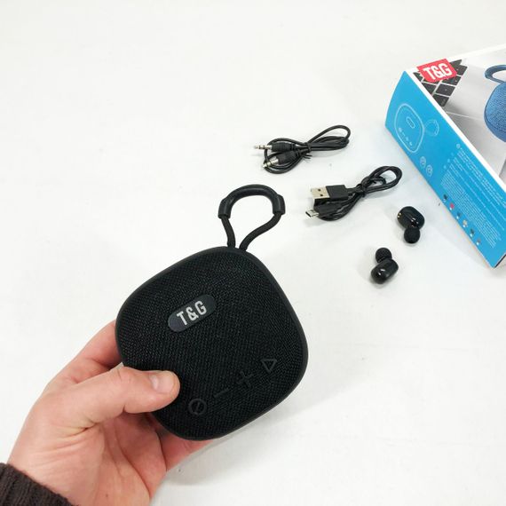 Колонка-Bluetooth с наушниками TG813. Цвет: черный | Зображення 4