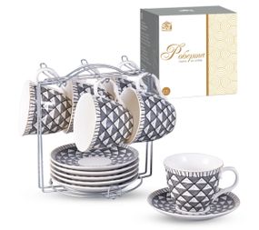Сервіз чайний SNT Роберта 15232 13 предметів білий
