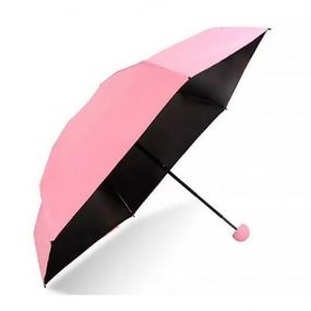 Карманный зонтик, Capsule umbrella, Зонт маленький, Зонтик umbrella, Зонтик для девушек. SY-706 Цвет: розовый