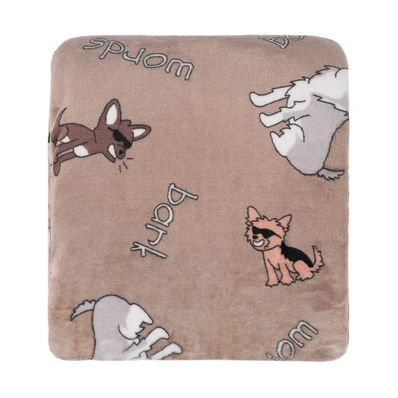 Плед Ardesto Flannel Собачки в окулярах ART0129PB 160х200 см | Зображення 1