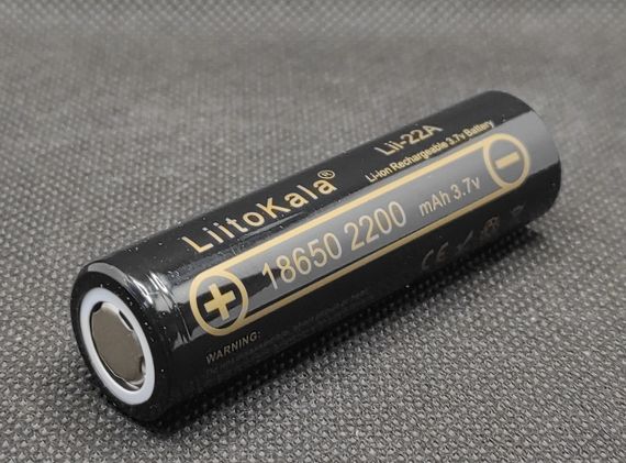 Аккумулятор высокотоковый LiitoKala Lii-22A 3,7V 2200mA ( 10A ) 1шт.