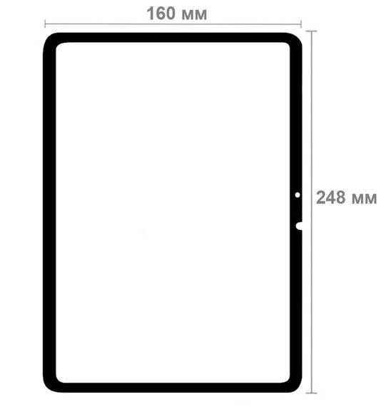 Захисне скло BeCover 10D для планшета Xiaomi Mi Pad 6 / Mi Pad 6 Pro 11" - Black | Зображення 1