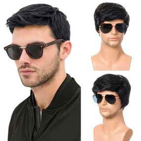 Парик мужской короткий Natural Black