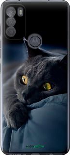 Чохол на Motorola G50 Димчастий кіт "825u-2354-2448"