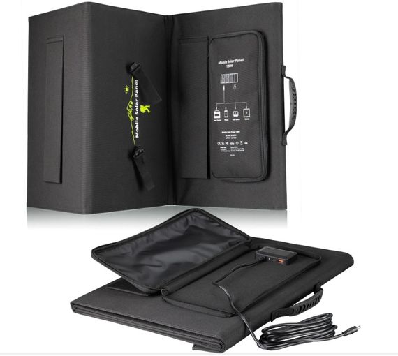 Портативний зарядний пристрій сонячна панель Bresser Mobile Solar Charger 120 Watt USB DC (3810070) 930152 | Зображення 9