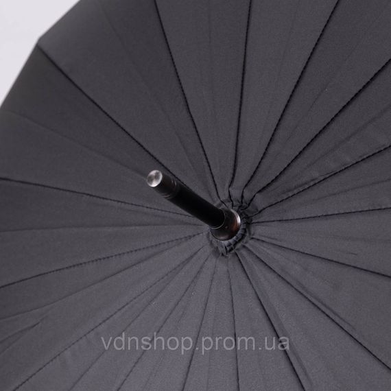 Классический зонт-трость полуавтомат из полиэстера прочный надежный 16 спиц диаметр 116 см HP-23-5 | Зображення 7