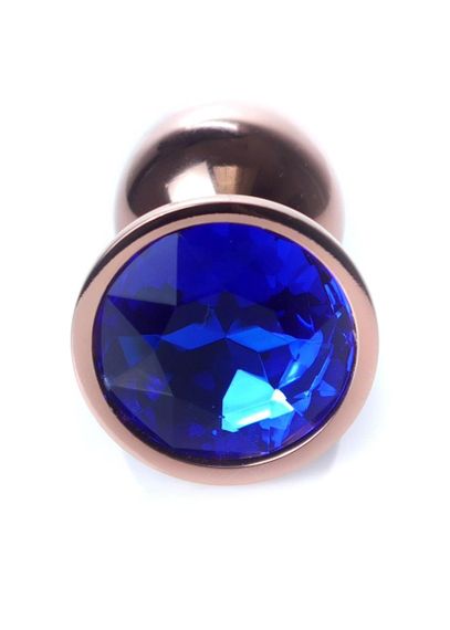 Анальна пробка - Jewellery Red Gold Plug Dark Blue Sex Aura | Зображення 1