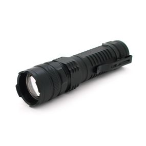 Ліхтар ручний POWERMASTER MS-811, 1LED Cree Q5, 10W, 3 режими, ZOOM, 18650/2400 вбудований, Black, IP44, microUSB, 121х29х25мм,