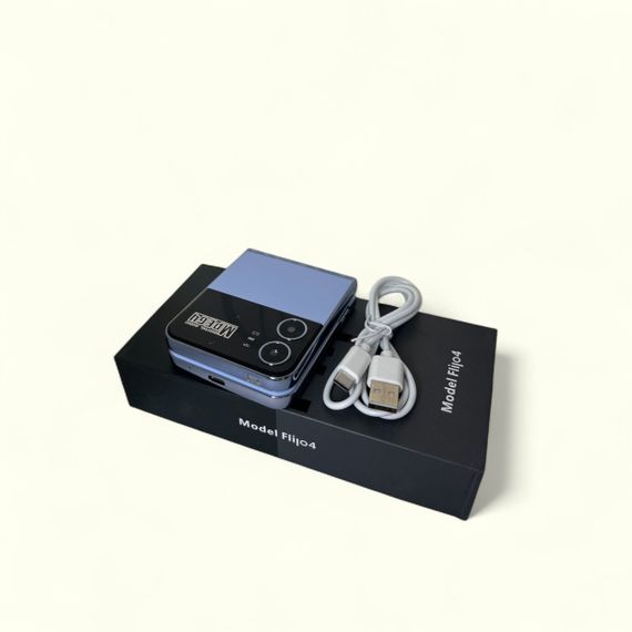 Кнопочный мобильный телефон раскладушка AIEK Flilo 4 на 4 сим карты Blue | Зображення 4