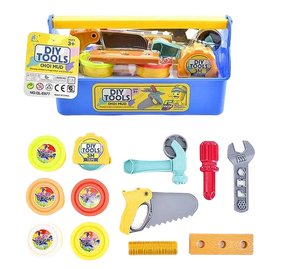 Набор теста для лепки Ремонтный чемоданчик с формочками DIY Tools