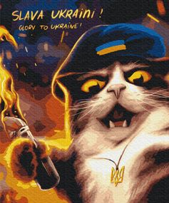 Котик повстанець ©Маріанна Пащук