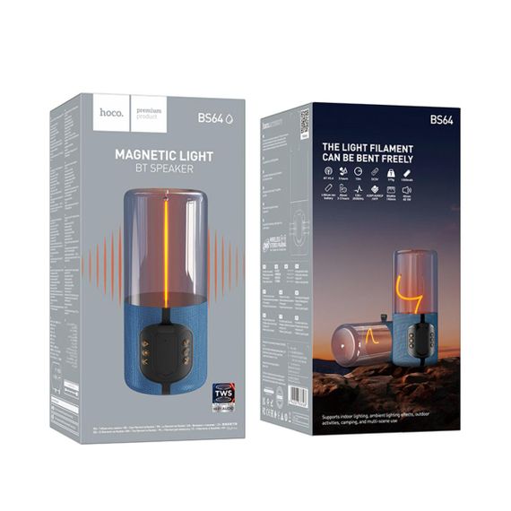Портативна колонка HOCO BS64 Rocker BT speaker Blue | Зображення 1