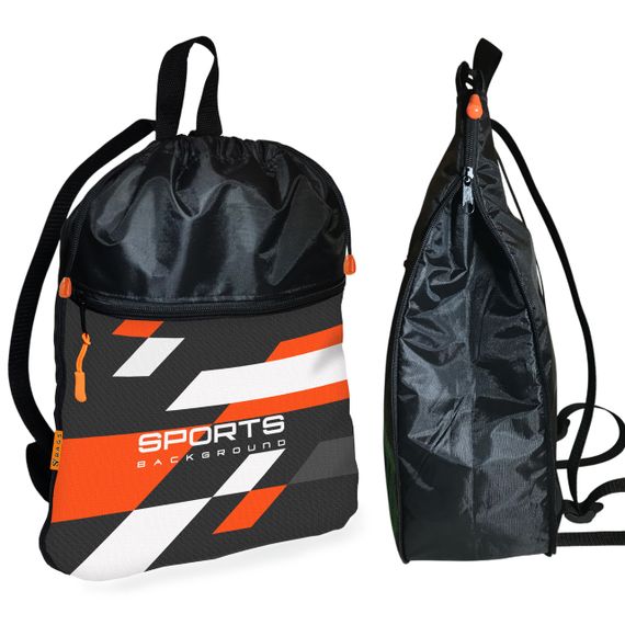Рюкзак-мішок для взуття, спортивної форми Sport дитяча сумка для змінки з розширювачем (01423)