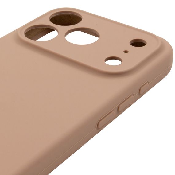 Чохол Silk Full Camera Protective (AA) NO LOGO для Apple iPhone 17 Pro / 18 Pro (6.3") Бежевий / Desert Gold | Зображення 3