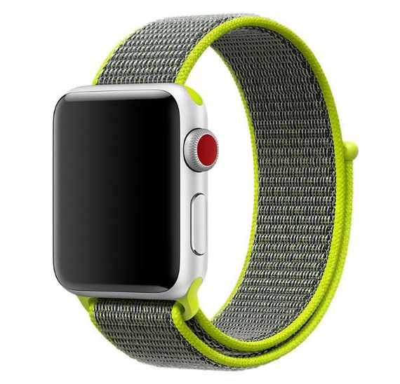 Нейлоновый ремінець Primo для годинника Apple Watch 38mm / 40mm / 41mm - Green