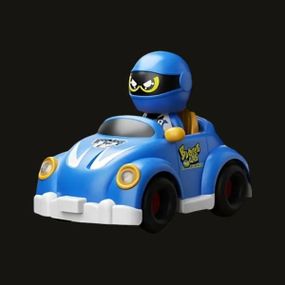 Набор игровой Машинки на картинге сталкивающиеся + 2 пульта Dodgem YJ-143-1 Красная/Синяя