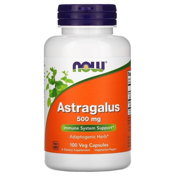 Корінь астрагалу NOW Foods Astragalus 500 mg 100 Caps