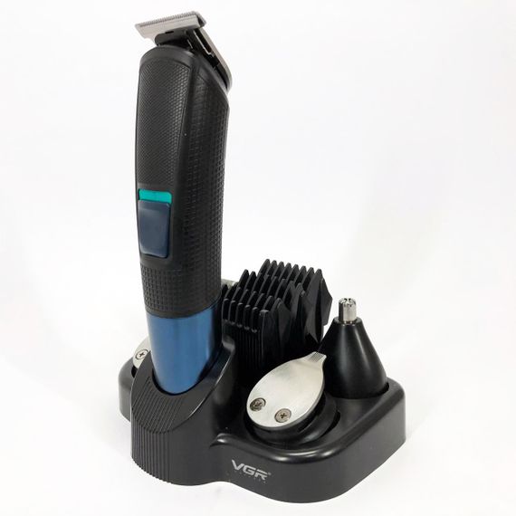 Машинка для стрижки волос VGR V-108 триммер машинка для стрижки 10 в 1, Профессиональная электробритва | Зображення 7