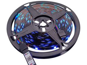 LED гирлянда 5м с пультом управления, RGB