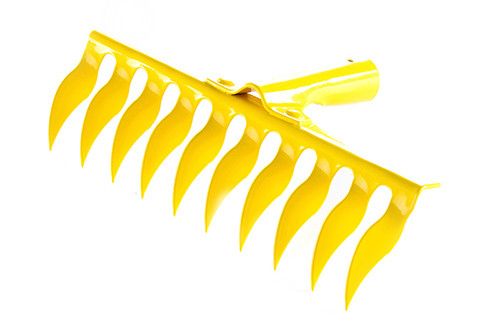 Грабли крученые 265×82мм 10 зубов СИЛА