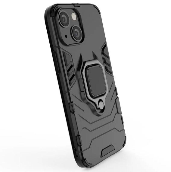 Чехол бампер Primolux Ring Armor для Apple iPhone 13 Mini - Black | Зображення 1