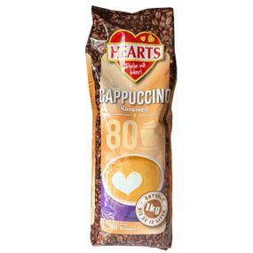 Напій кавовий розчинний кава капучіно зі смаком карамелі Hearts Cappuccino Karamell 1 кг