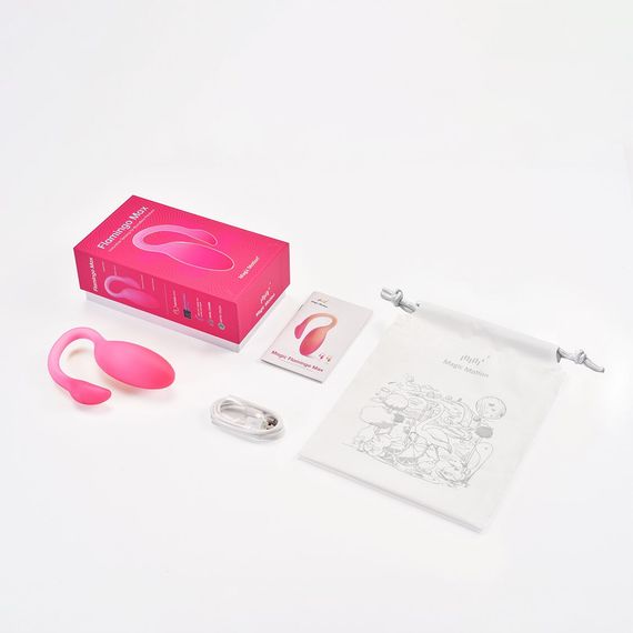 Смарт-віброяйце Magic Motion Flamingo Max Pink 2 в 1: віброяйце та тренажер Кегеля, 10 режимів | Зображення 8
