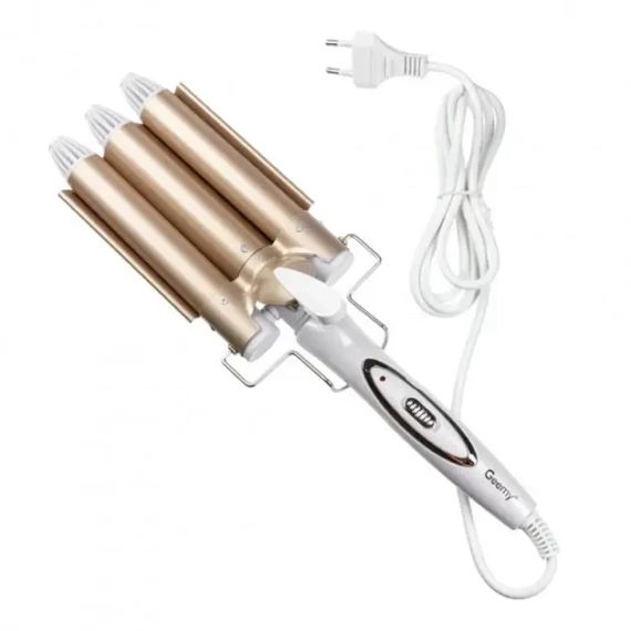 Потрійна плойка для волосся Gemei GM-1988 | Зображення 1