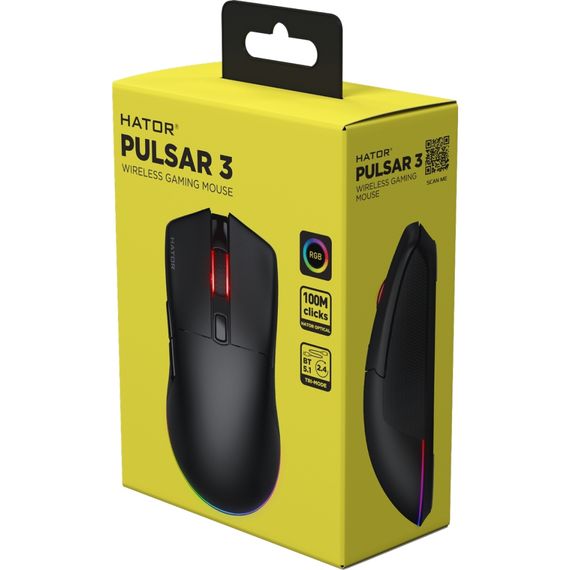 Мишка Hator Pulsar 3 Wireless Black (HTM630) | Зображення 5