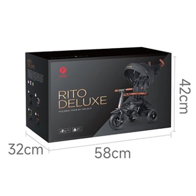 Детский велосипед QPlay Rito Deluxe Складаний Триколісний Green (S380-17RitoDeluxeGreen) | Зображення 3